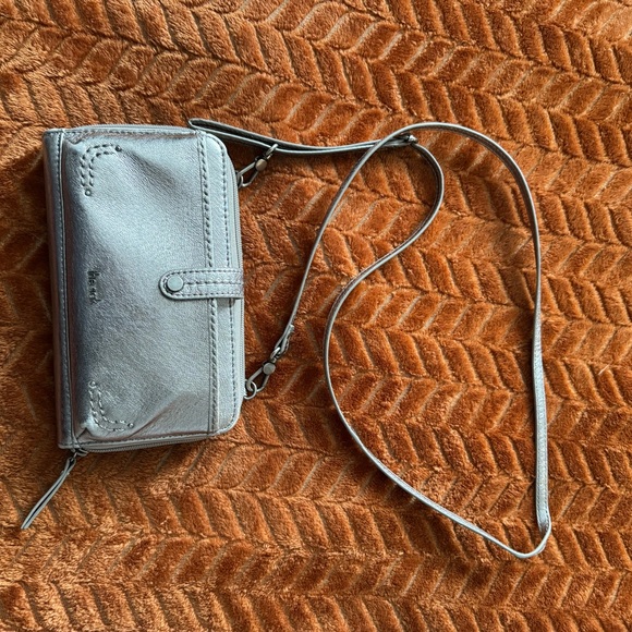 The Sak Iris Large Crossbody Wallet - Pyrite - Picture 2 of 8